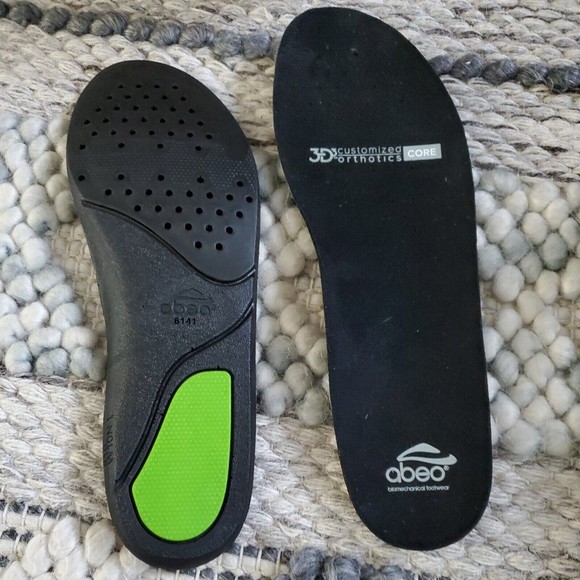 Abeo Gabrielle Black Adjustable Custom 3D Insole Wedge Sandals Women's 10 - Picture 11 of 12